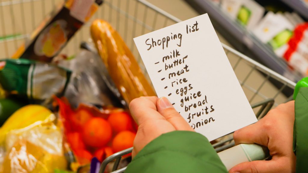 How to Grocery Shop with a List
